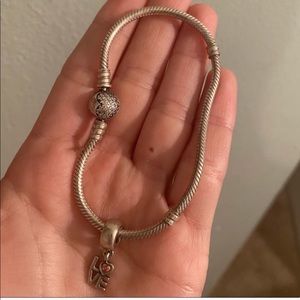 Pandora Bracelet W/ Charm